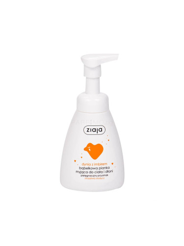 Ziaja Pumpkin With Ginger Hands & Body Foam Wash Течен сапун за жени 250 ml