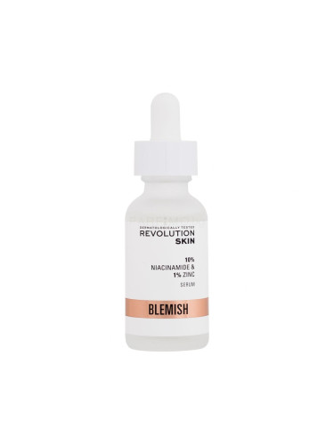 Revolution Skincare Blemish 10% Niacinamide + 1% Zinc Серум за лице за жени 30 ml