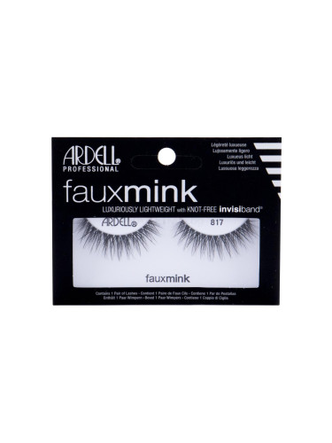 Ardell Faux Mink 817 Изкуствени мигли за жени 1 бр Нюанс Black