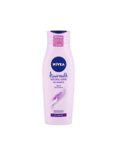 Nivea Hair Milk Shine Шампоан за жени 400 ml
