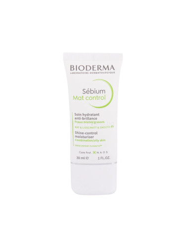 BIODERMA Sébium Mat Control Moisturiser Дневен крем за лице за жени 30 ml