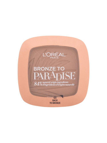 L'Oréal Paris Bronze To Paradise Бронзант за жени 9 гр Нюанс 03 Back To Bronze