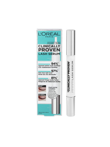 L'Oréal Paris Clinically Proven Lash Serum Грижа за мигли и вежди за жени 1,9 ml