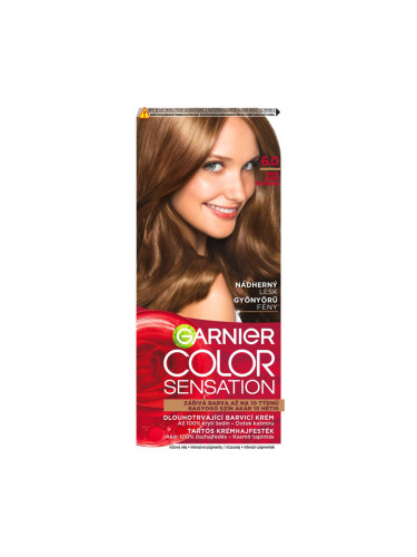 Garnier Color Sensation Боя за коса за жени 40 ml Нюанс 6,0 Precious Dark Blonde