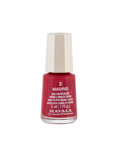 MAVALA Mini Color Cream Лак за нокти за жени 5 ml Нюанс 2 Madrid