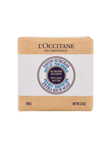 L'Occitane Shea Milk Extra Rich Soap Твърд сапун 100 гр