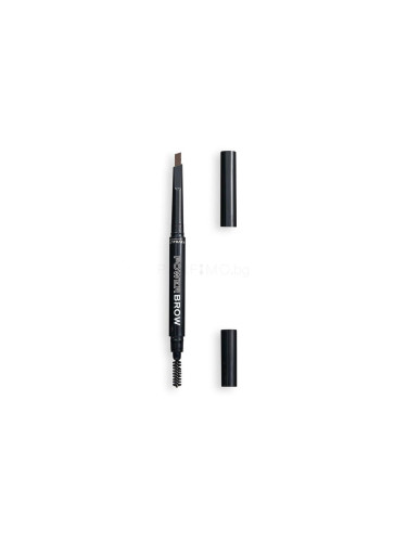 Revolution Relove Power Brow Молив за вежди за жени 0,3 g Нюанс Brown