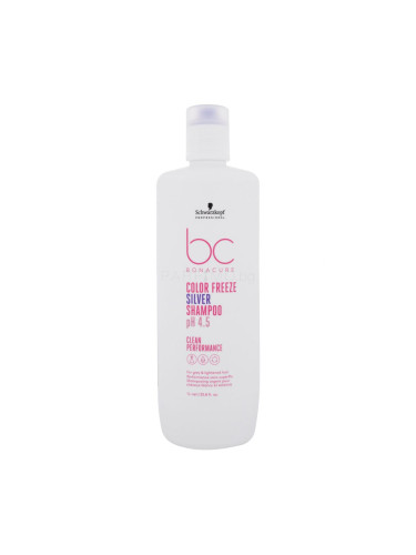 Schwarzkopf Professional BC Bonacure Color Freeze pH 4.5 Shampoo Silver Шампоан за жени 1000 ml