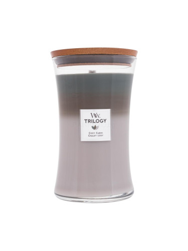 WoodWick Trilogy Cozy Cabin Ароматна свещ 610 g