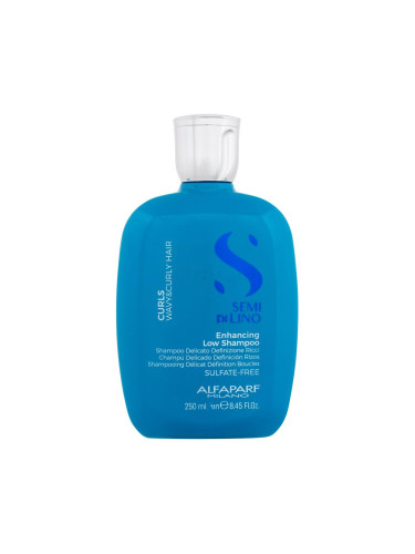 ALFAPARF MILANO Semi Di Lino Curls Enhancing Low Shampoo Шампоан за жени 250 ml