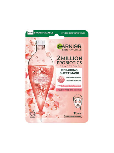 Garnier Skin Naturals 2 Million Probiotics Repairing Sheet Mask Маска за лице за жени 1 бр