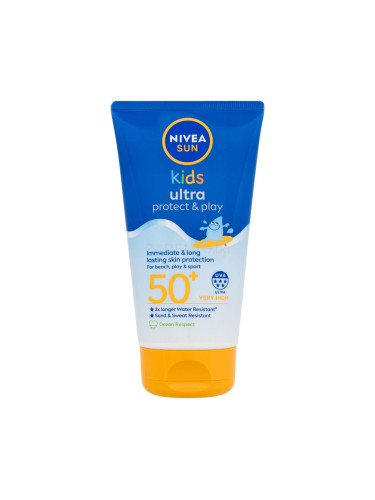 Nivea Sun Kids Ultra Protect & Play SPF50+ Слънцезащитна козметика за тяло за деца 150 ml