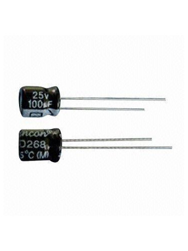 Кондензатор електролитен 2200uF, 10V, THT, Ф10x20mm