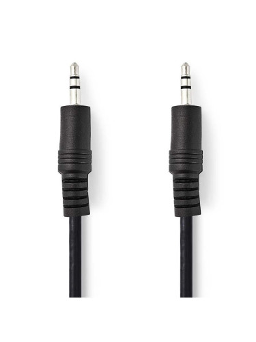 AUX Кабел, plug 3.5 stereo/m-plug 3.5 stereo/m, 1.5m, черен, CAGP22000BK15, NEDIS