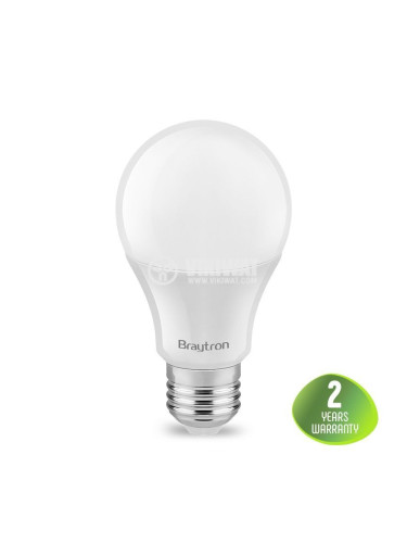 LED лампа, 13W, E27, A65, 230VAC, 1350lm, 3000K, топлобяла, BA13-01320