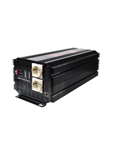 Инвертор A301-2500-24, 24VDC-230VAC, 2500W, модифицирана синусоида