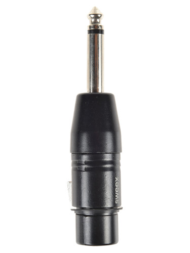 Професионален конектор, преходник mono 6.3mm/M към CANON/F, COTP15940BK, NEDIS