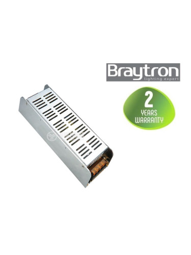 Импулсно захранване, за LED осветление, 12VDC, 250W, 230VAC, 20A, IP20, BY02-02500