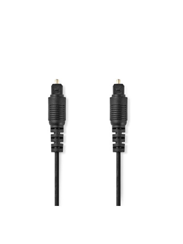 Оптичен кабел TosLink/M - TosLink/M, 10m, черен, PVC, CAGP25000BK100, NEDIS