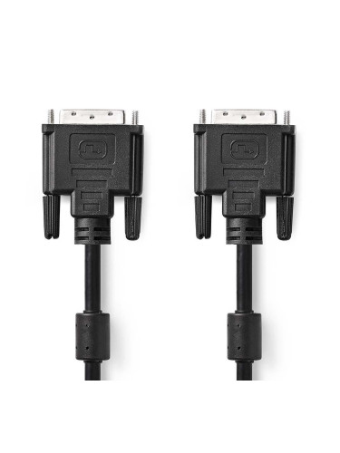 Кабел DVI/m-DVI/m, 24+1 пина, 3m, черен, CCGP32000BK30, NEDIS