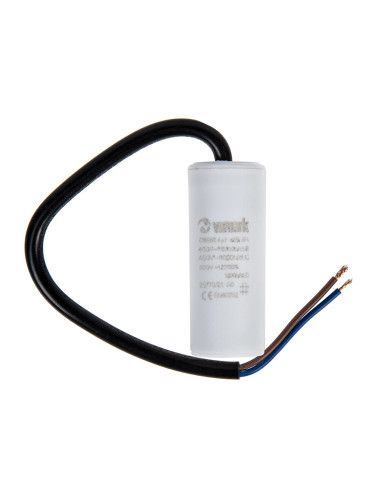 Работен кондензатор, 450VAC, 4uF, 70°C, с кабел, CBB60
