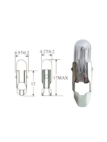 Телефонна лампа 24 V 20 mA T4.5