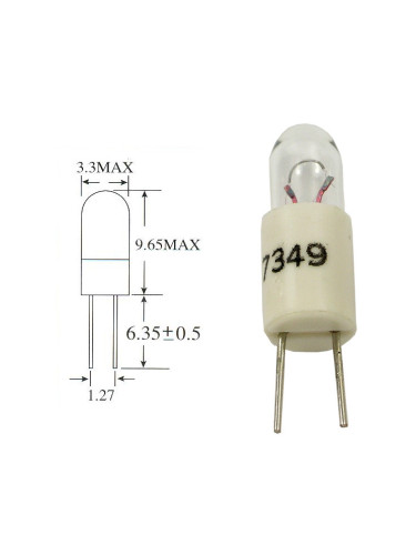 Миниатюрна лампа 3 V 120 mA