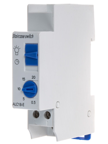 Стълбищен автомат, ALC18E, 230VAC, 16A/250VAC, 0.5-20 min
