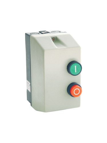 Пускател за стартиране на трифазни ел. двигатели, VCX2-12, 3x380VAC, 12A, бобина 380 VAC, защита 9-13А