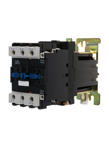 Контактор, трифазен, бобина 24VDC, 3PST - 3NO, 40A, CJX2-40Z, NO+NC