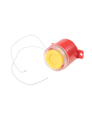 Мини пиезо алармена сирена, ф54x45mm, 230 VАC, 70 dB, със зумер, BJ-1, VEMARK