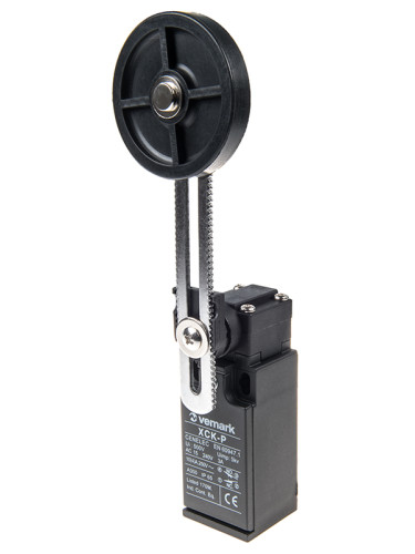 Краен изключвател, XCK-P139, SPDT-NO+NC, 10A/250VAC, регулируемо рамо