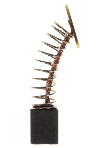Четка въглено-графитна, SG-99-042, 7x5x5mm с централен извод, пружина с кръгъл накрайник