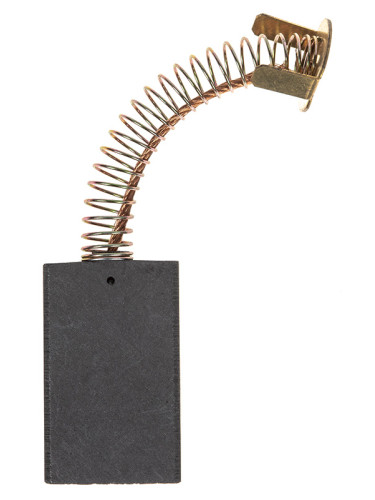 Четка въглено-графитна, SG-99-048, 30.5x5.3x18mm с централен извод, пружина и П-образен накрайник