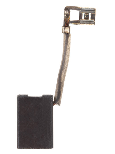 Четка въглено-графитна, 6x16x23mm, със страничен извод от тясната страна, кабелна обувка 6.3 mm