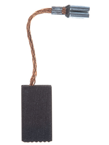 Четка въглено-графитна, SG-08-032-88, 6.3x8x14.5 mm със страничен извод, кабелна обувка 2.8 mm