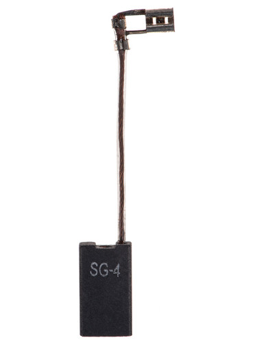 Четка въглено-графитна, SG-19-004, 6.3х12.5х22 mm, със страничен извод, кабелна обувка 4.8mm