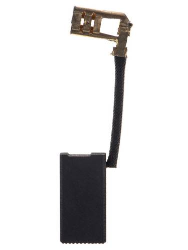 Четка въглено-графитна, SG-08-042-88, 6.3x12.5x24 mm, със страничен извод от тясната страна, кабелна обувка 6.3 mm