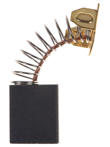 Четка въглено-графитна, SG-00-155-88, 16x6.5x13mm, с централен извод, пружина с профилен накрайник