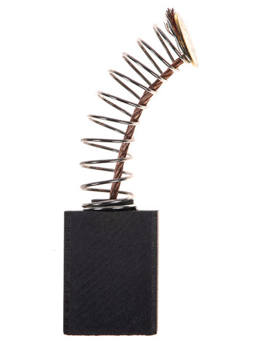 Четка въглено-графитна, SG-99-038-88, 18.5x7x13mm, с централен извод, пружина и П-образен накрайник