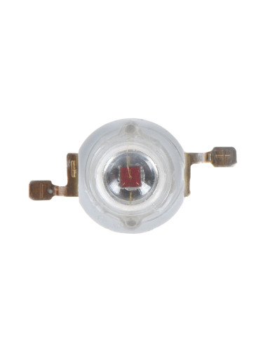 LED диод, ф8mm, SMD, червен, 700mА, 3W, 80lm