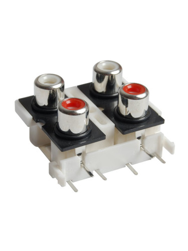 Конектор, AV4-8.4-9, RCAx4, F