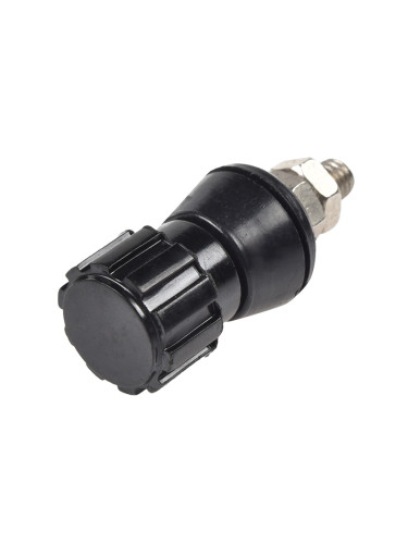 Клема изходна CY-107B 220V 30A черна