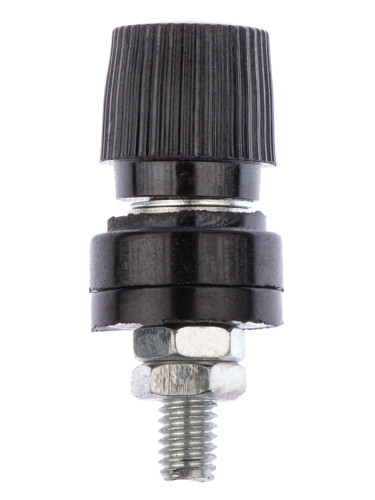 Клема изходна CY-333B, 220V, 50A, черна