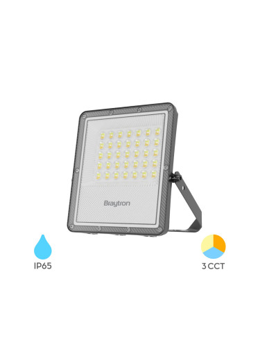 LED прожектор, 30W, 230VAC, 3300lm, 3в1, IP65, BT65-03082, SLIM