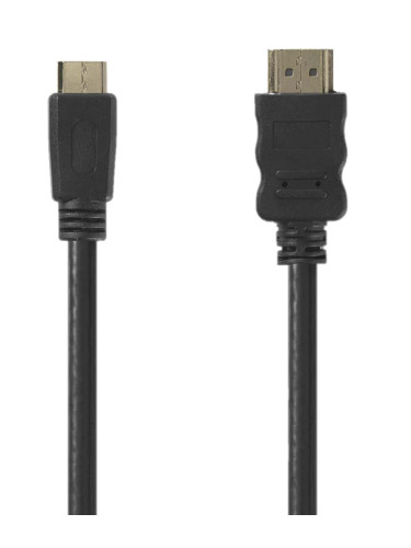 HDMI кабел, HDMI-mini HDMI, 1.5m, черен, 4K, Ethernet, NEDIS