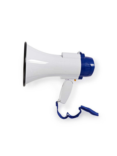 Мегафон със сирена, 10W, 120dB, 250m, 4x D/LR20, MEPH150WT, NEDIS