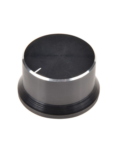 Копче за потенциометър Ф34х18 mm с индикатор, оксидиран алуминий