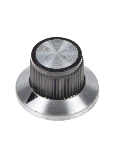 Копче за потенциометър KN138B, Ф23.8х14.5mm, с фланец и индикатор