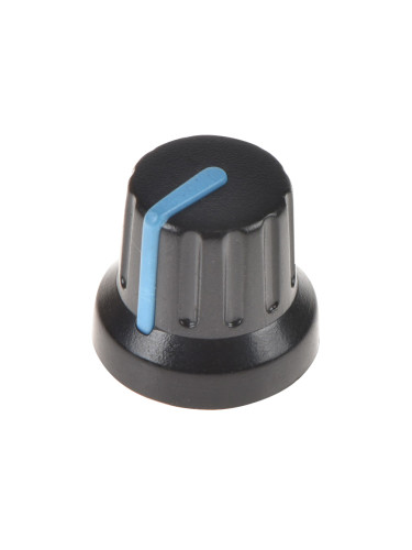 Копче за потенциометър ф16х14mm, с фланец и индикаторна линия 93821